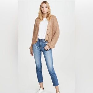 AG Isabelle High Rise Straight Crop Jeans
